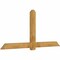 Ekena Millwork Eugene Rough Sawn Timber Gable Bracket, Western Red Cedar, 96"W x 44"H x 4"D x 6"F, 11/12 Pitch GBW096X44X0406EUG00RWR - alternate 4